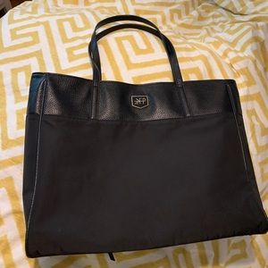 Freshly picked everyday tote black diaper bag